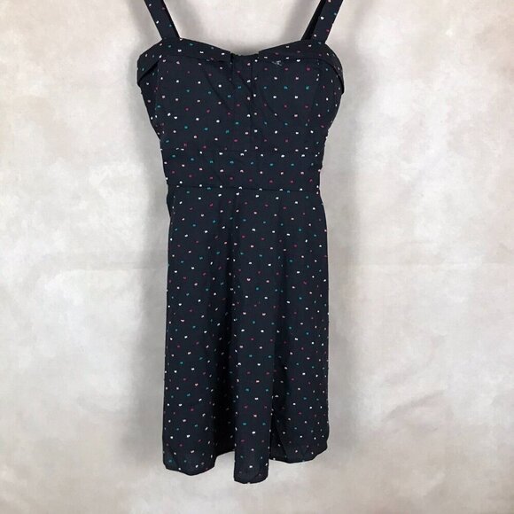 HEART SOUL Colorful Polka Dot Cotton Dress NWT L - Picture 3 of 15